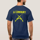 Rifle Company Tee Shirt 80s  (Achterkant)