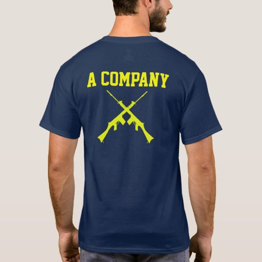 Rifle Company Tee Shirt 80s  (Achterkant)