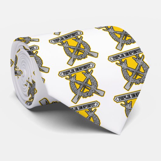 Rifle Expert Badge Stropdas (Opgerold)