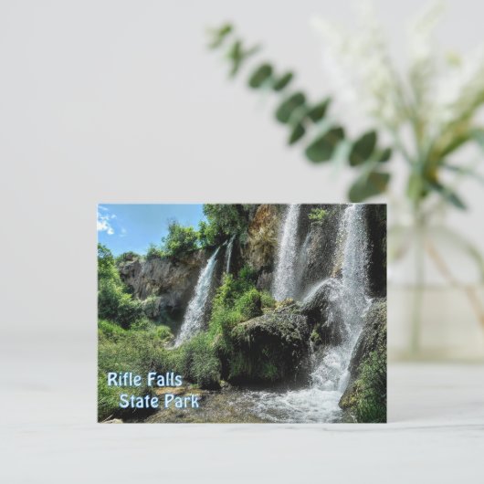 Rifle Falls State Park Briefkaart (Staand voorkant)