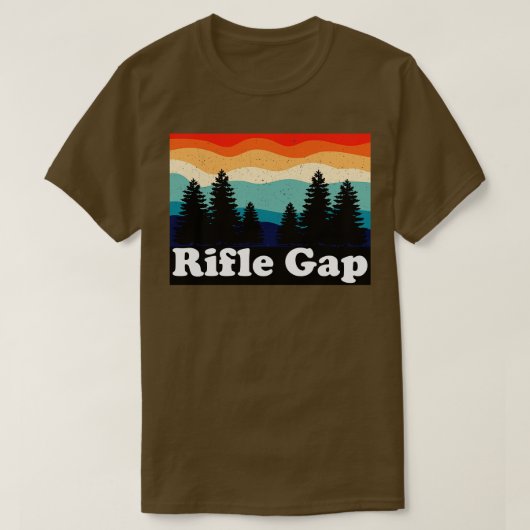 Rifle Gap Colorado Retro T-shirt (Design voorkant)