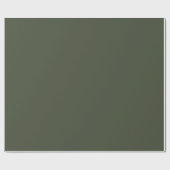 Rifle Green Solid Color Cadeaupapier (Vlak)