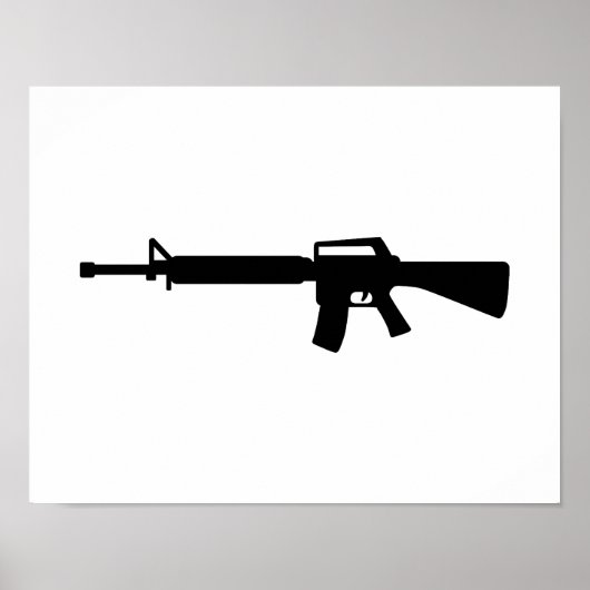 Rifle M4 Poster (Voorkant)