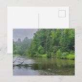 Rifle River, West Branch, Michigan Briefkaart (Voorkant / Achterkant)