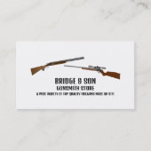 Rifle & Shotgun, Gunsmith, Gunstore Visitekaartje (Voorkant)