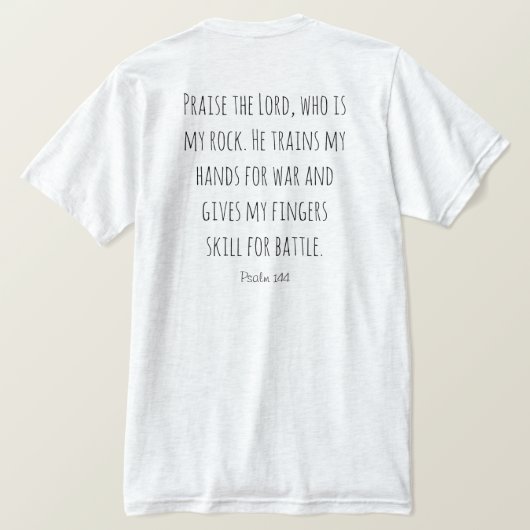 Rifle Skeleton Shirt (Design achterkant)