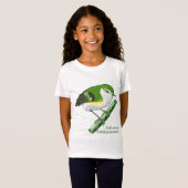 Rifleman tititiponamu NZ vogel T-shirt (Voorkant volledig)