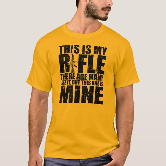 Rifleman's creed - Dit is mijn rifle T-shirt (Voorkant)