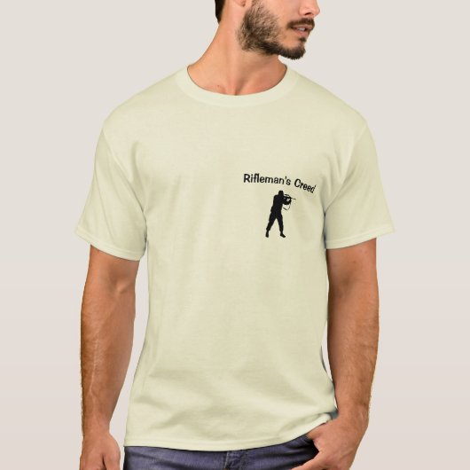 Rifleman's Creed T-shirt (Voorkant)