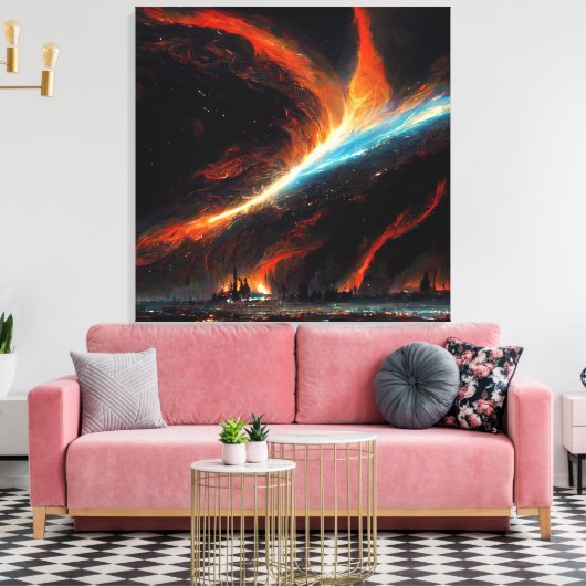 Rift in Interstellar Space Premium Wrapped Canvas (Insitu (Woonkamer))