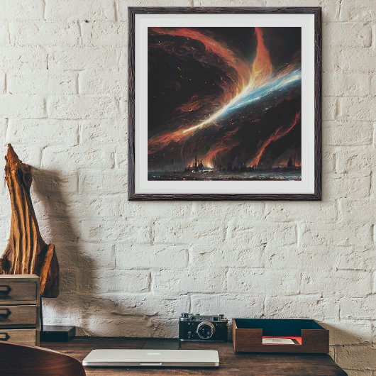 Rift in Interstellar Space Premium Wrapped Canvas Afdruk