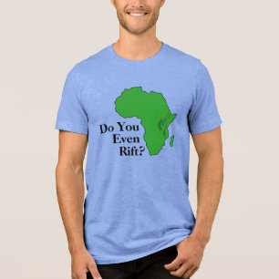 Rift Je Het Wel? Geologie Meme Tri-Blend Shirt