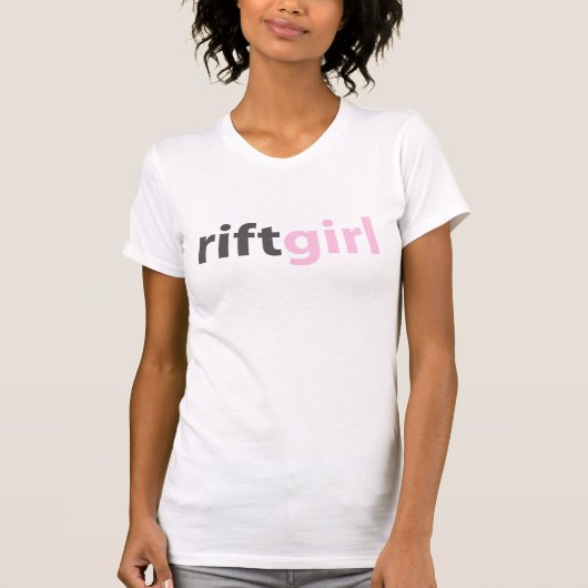 RIFTgirl roze T-shirt (Voorkant)