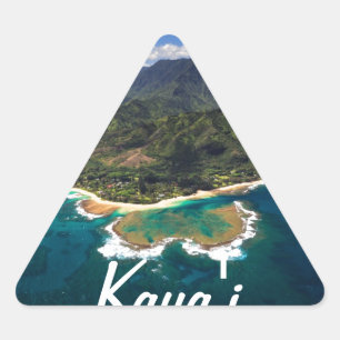 Riftunnels op het Hawaïaanse eiland Kauai Sticker