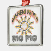 Rig Pig.2 Metalen Ornament (Links)