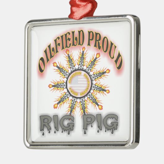 Rig Pig.2 Metalen Ornament (Links)