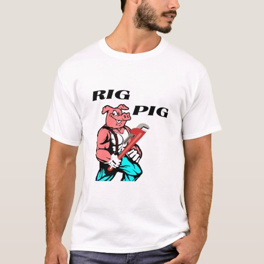 Rig Pig zazzle T-shirt (Voorkant)