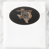 RIG UP CAMO Oilfield Ovale Sticker (Tas)