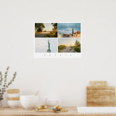 Riga and Latvia Travel Photo Collage Poster (Keuken)