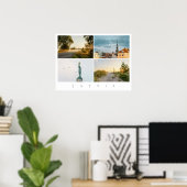 Riga and Latvia Travel Photo Collage Poster (Thuiskantoor)