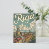 Riga  briefkaart (Staand voorkant)