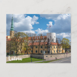 Riga Castle in Riga, Letland Briefkaart