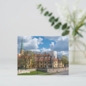 Riga Castle in Riga, Letland Briefkaart (Staand voorkant)