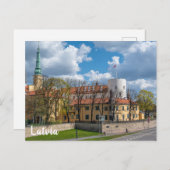 Riga Castle in Riga, Letland Briefkaart (Voorkant / Achterkant)