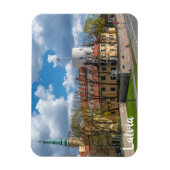 Riga Castle in Riga, Letland Magneet (Verticaal)