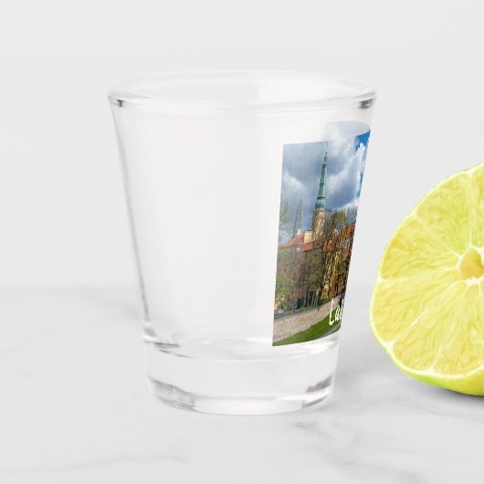 Riga Castle in Riga, Letland Shot Glas (Links)