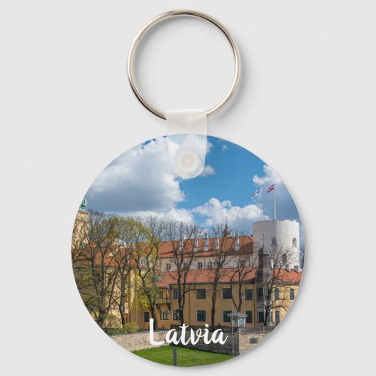Riga Castle in Riga, Letland Sleutelhanger (Voorkant)
