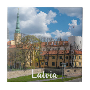 Riga Castle in Riga, Letland Tegeltje