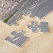 Riga Castle tijdens de zonnige dag in Riga, Letlan Legpuzzel (Zijkant)