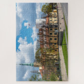 Riga Castle tijdens de zonnige dag in Riga, Letlan Legpuzzel (Verticaal)