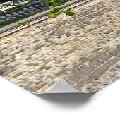 Riga Castle tijdens de zonnige dag in Riga, Letlan Poster (Hoek)