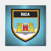Riga Flag Magneet (Voorkant)