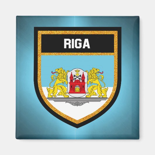 Riga Flag Magneet (Voorkant)
