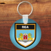 Riga Flag Sleutelhanger (Voorkant)