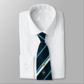 Riga-gestreepte vlag stropdas (Gebonden)