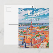 Riga, juweel van de Oostzee Briefkaart (Voorkant / Achterkant)