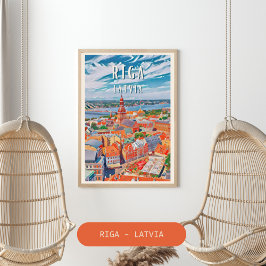 Riga, juweel van de Oostzee Poster