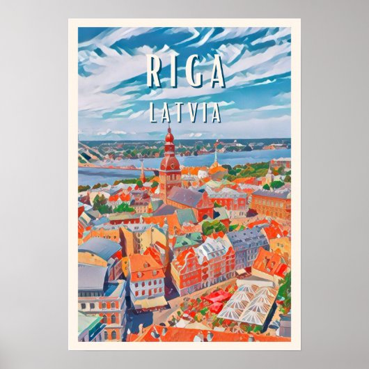 Riga, juweel van de Oostzee Poster (Voorkant)