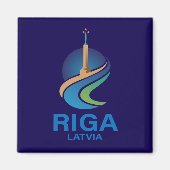 Riga Latvia Magneet (Voorkant)