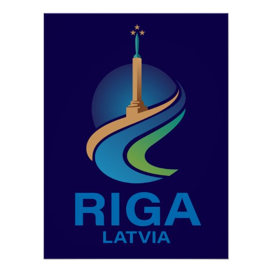 Riga Latvia Perfect Poster (Voorkant)
