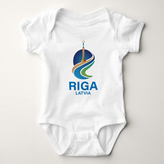 Riga Latvia Romper (Voorkant)