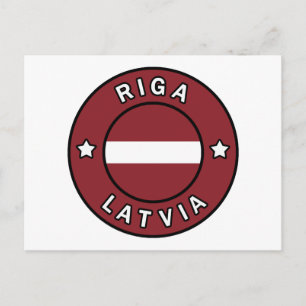 Riga Letland Briefkaart