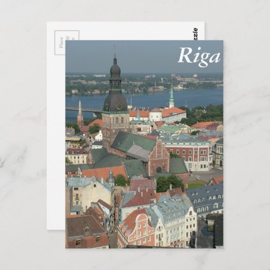 Riga, Letland Briefkaart (Voorkant / Achterkant)