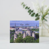 Riga, Letland Briefkaart (Staand voorkant)