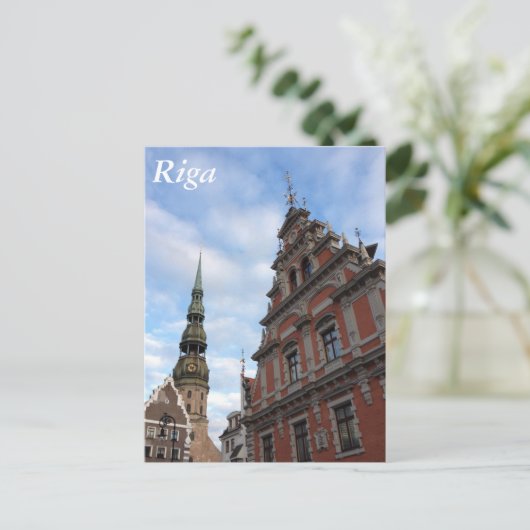Riga, Letland Briefkaart (Staand voorkant)
