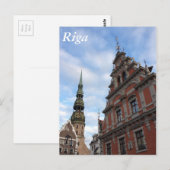 Riga, Letland Briefkaart (Voorkant / Achterkant)